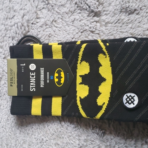 Stance Socks - Dark Knight Crew - Size Large - Picture 3 of 4